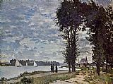 Famous Banks Paintings - The Banks of the Seine at Argenteuil